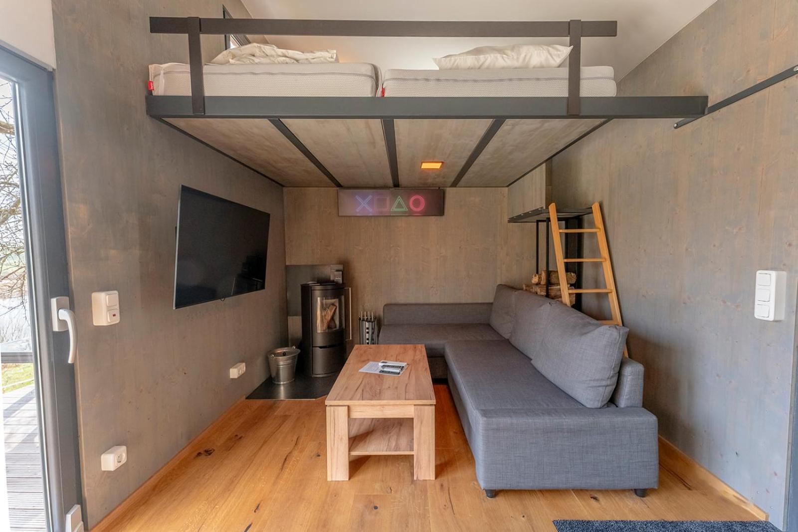 Tinyhousebeidresden 3 Fuer 2 - 7 Personen, Naehe Saechsische Schweiz, Dresden, Mit Badeteich Villa Grossharthau Ngoại thất bức ảnh